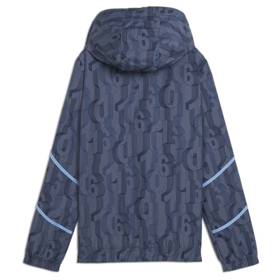 Manchester City Jacket Pre Match Woven Anthem - Inky Blue/Team Light Blue Women-SoccerKits Hub | Buy Soccer Jerseys Online